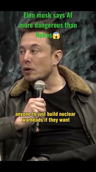 Elon Musk Says AI More Dangerous Than Nukes 😱 #shorts - YouTube