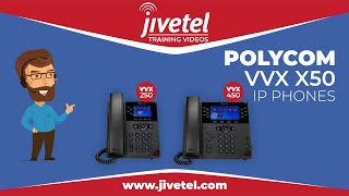 Jivetel Training Video - How to use your Polycom VVX 250, 450 and other VVX x50 phones. screenshot 2