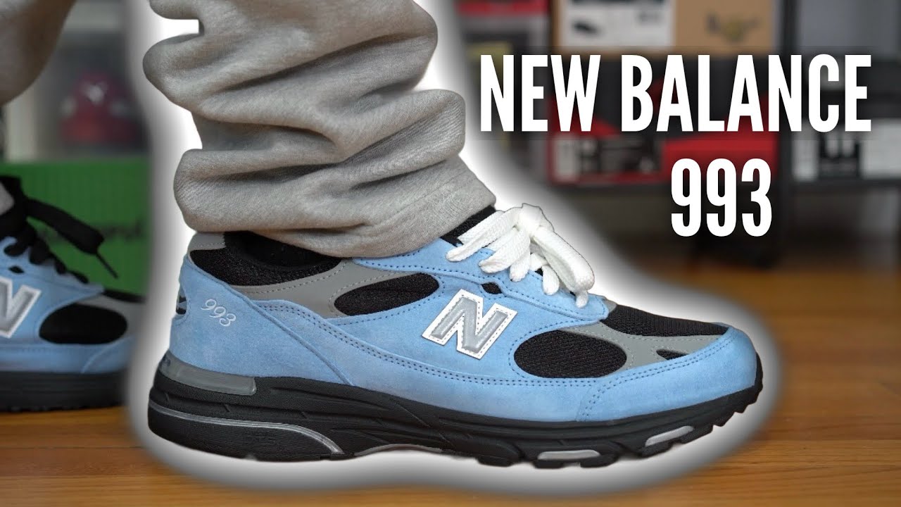 New Balance 993 Community Blue Review & On Feet - YouTube