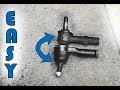 How to change any car Outer TIE ROD end without special tools + alignment diy