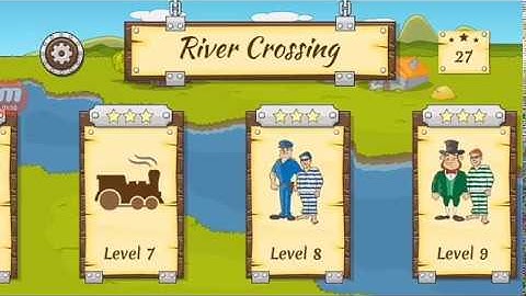 River crossing game | level 7#8#9 | IQ Logic game