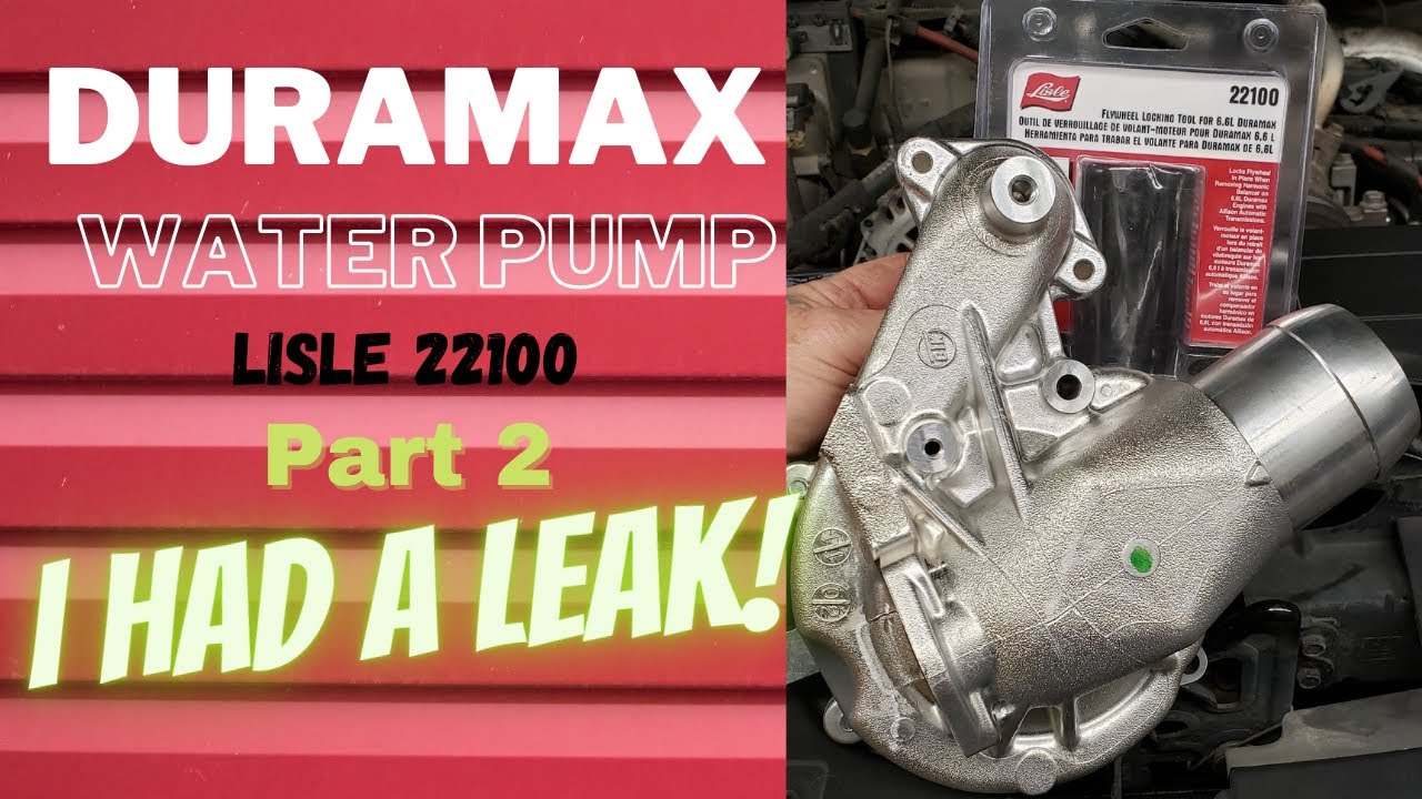 Duramax Water Pump PART 2 YouTube