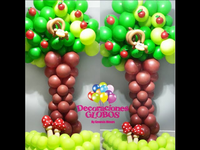 Aprende a realizar una decoración con globos trendy