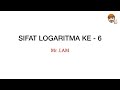 (Log 09) Logaritma Sifat 6 dari 12