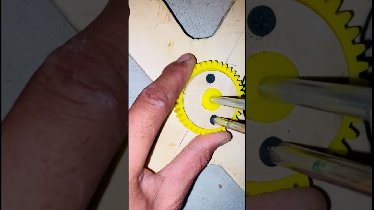 Yellow gear used for rotation Part-22 