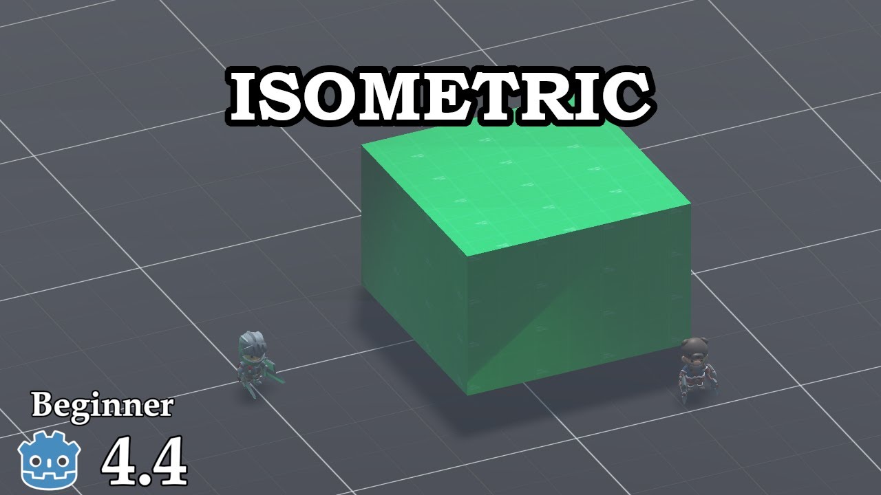 how to create a isometric camera - Learn Godot 4 3D - no talking