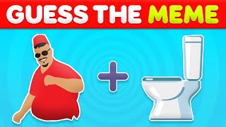 Guess The Meme By The Emojis | Skibidi Toilet, One Two Buckle My Shoe, Skibidi Dom Dom #146