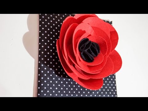 3D Wall Art |  DIY Flower Wall Decor |  HandiWorks#80