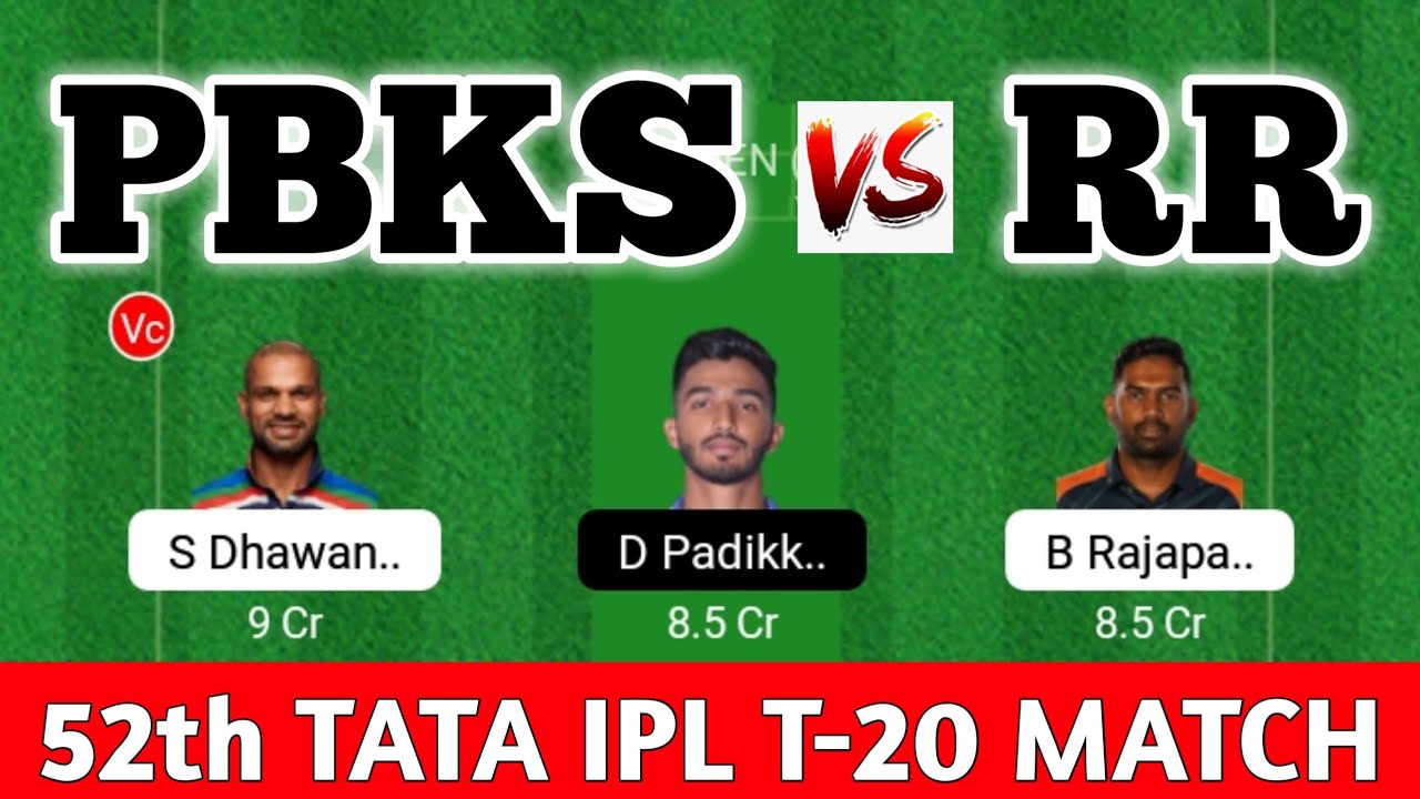 pbks vs rr dream11 prediction, pbks vs rr ipl 2022, punjab kings vs rajastha dream11 team,pbks vs rr