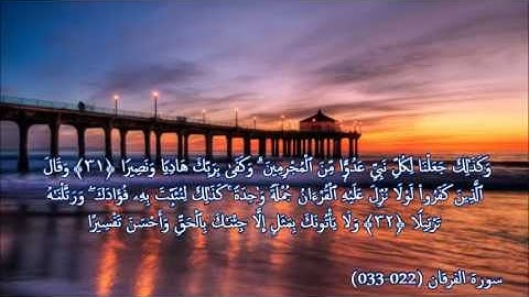 روائع القرآن الكريم بصوت الشيخ أبوبكر مومني - من سورة الفرقان والشعراء