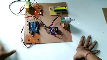 Speed Controller of dc motor  using Arduino major project
