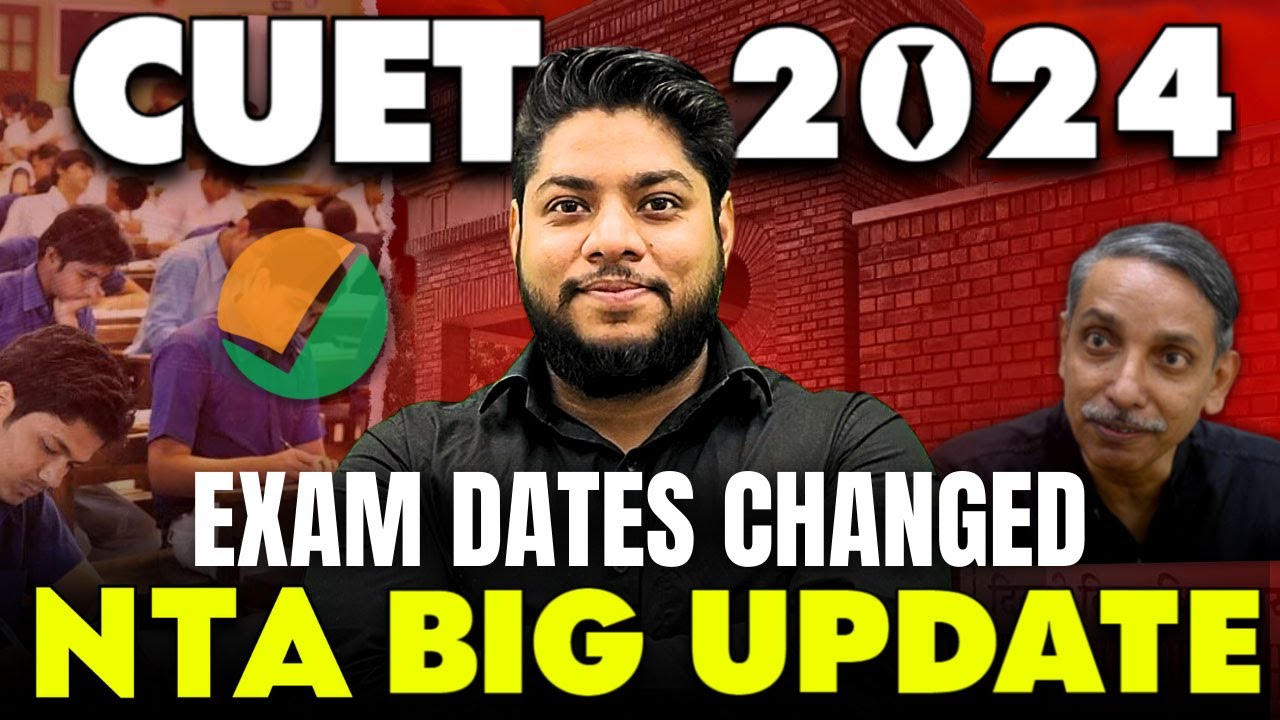 CUET 2024 BIG UPDATE exam dates changed😮😮 Latest news by NTA💥 - YouTube