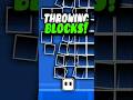 HOW TO MAKE A THROWING BLOCKS EFFECT IN GEOMETRY DASH#geometrydash #gd #shorts #games