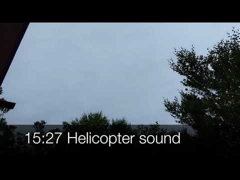 EDR July #16 2018 Helicopter's Noise Sound and Unfamiliar People Appeared