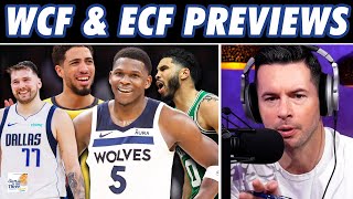 Mavs vs. Wolves and Celtics vs. Pacers: Western and Eastern Conference Finals Previews | OM3 THINGS