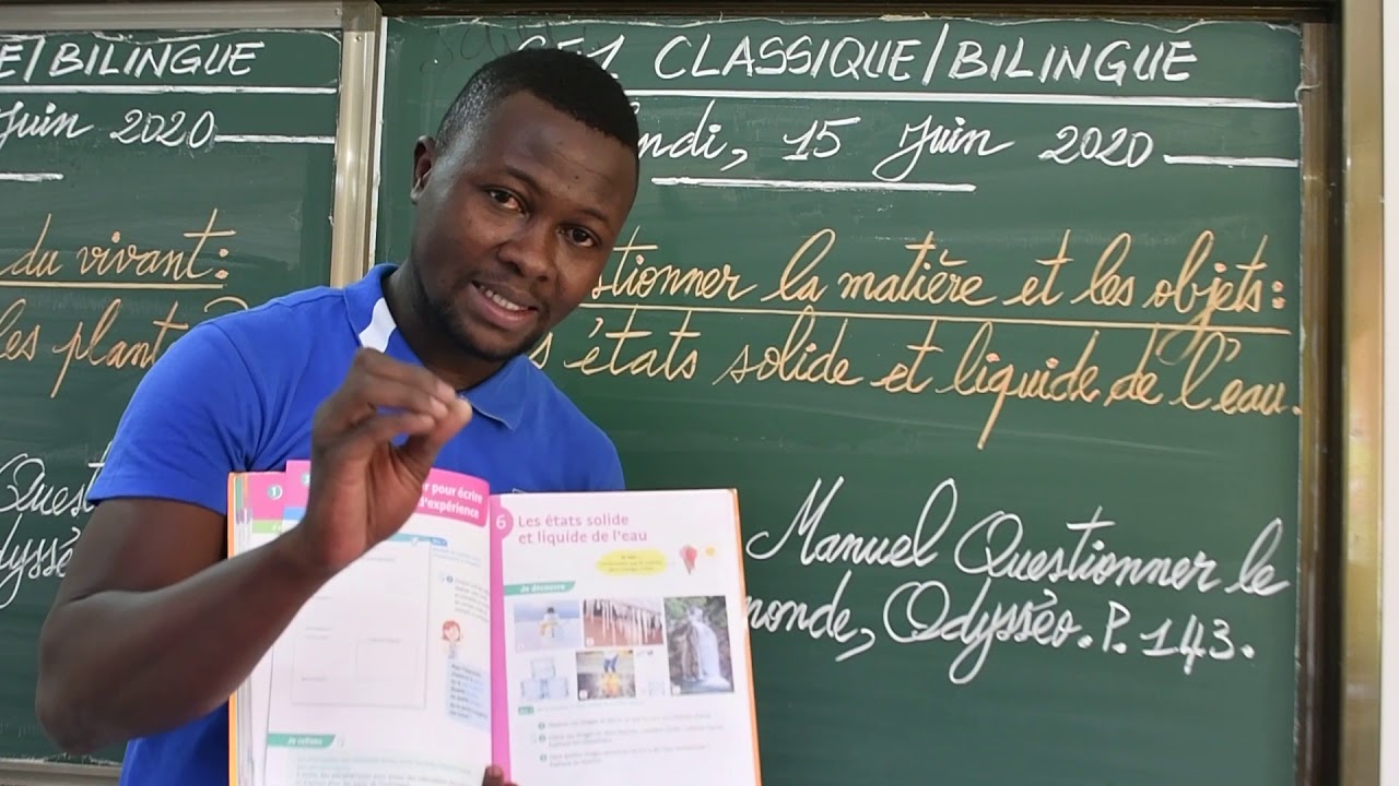 CE1 Classique et Bilingue Questionner la matière et les objets