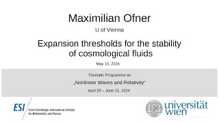 Maximilian Ofner - Expansion thresholds for the stability of cosmological fluids