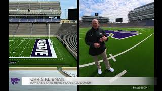 Kansas State Head Football Coach Chris Klieman on Matrix Helix Turf | Manhattan, KS