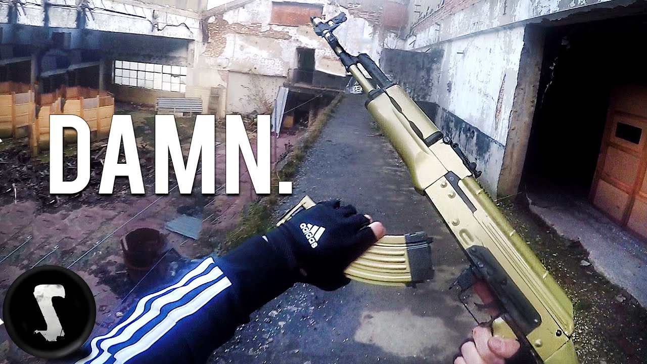 ⁣The Golden Overpowered Airsoft AK47 You Will WANT.