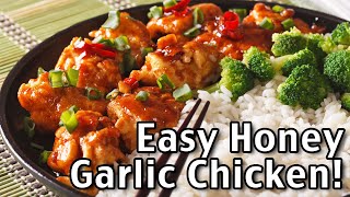 Easy Honey Garlic Chicken Recipes - Tasty Chinese Chicken!