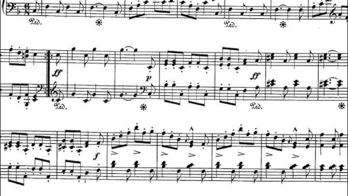 Free Piano Sheet Music – Siciliana Op. 68 No. 11 – Schumann