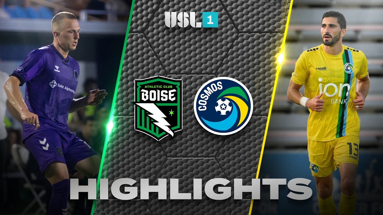Athletic Club Boise vs New York Cosmos วิดีโอฟุตบอล