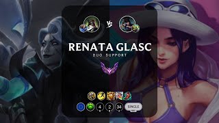 Renata Glasc Support vs Caitlyn - EUW Master Patch 14.7