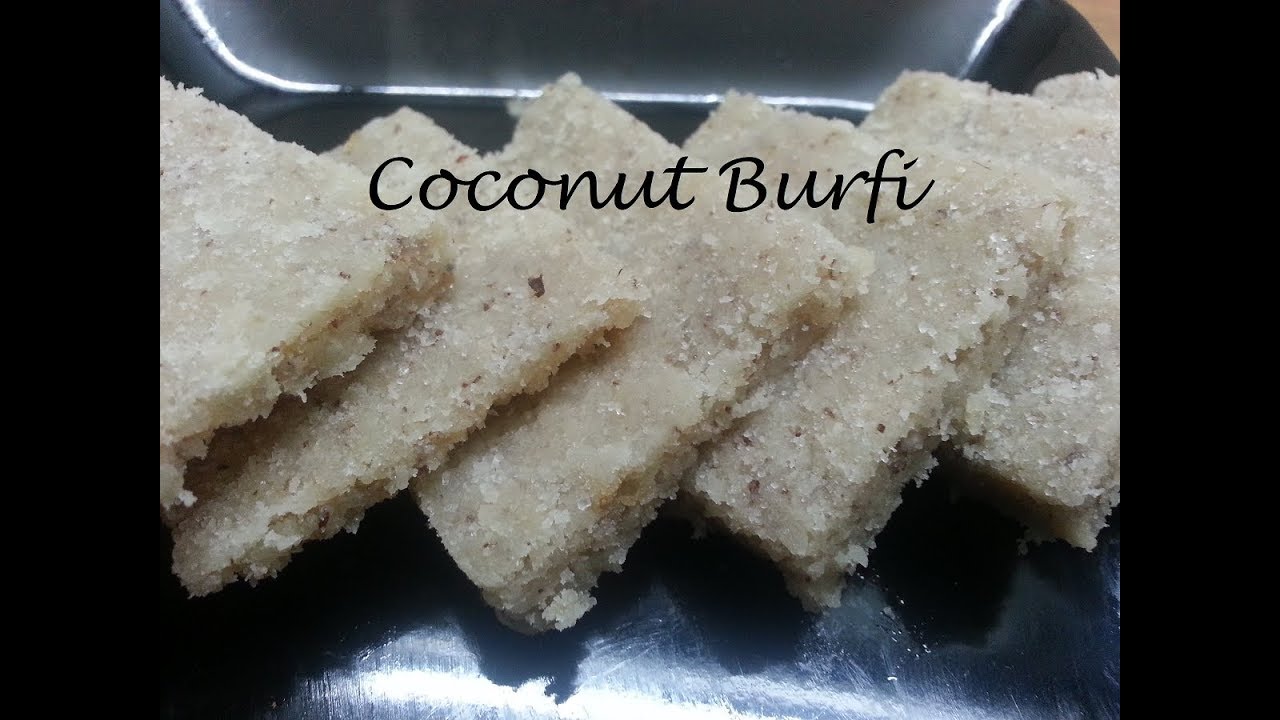 Nariyal ki Burfi Coconut burfi recipe Nariyal burfi recipe in hindi