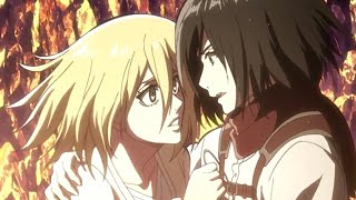 Mikasa and Historia friendship