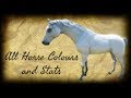 Red Dead Redemption 2 All Horse Colours / All Horse Stats