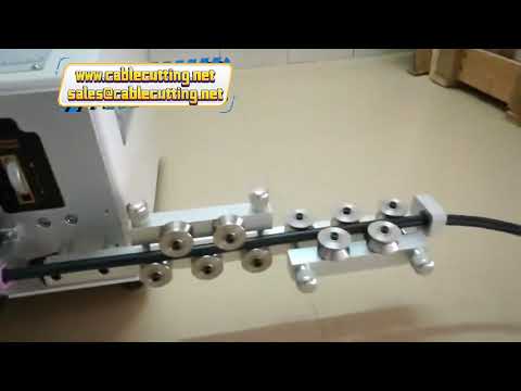 Pneumatic Two-Core Coaxial Sheathed Wire Stripping Machine for Outer and Inner Core Cable Making
