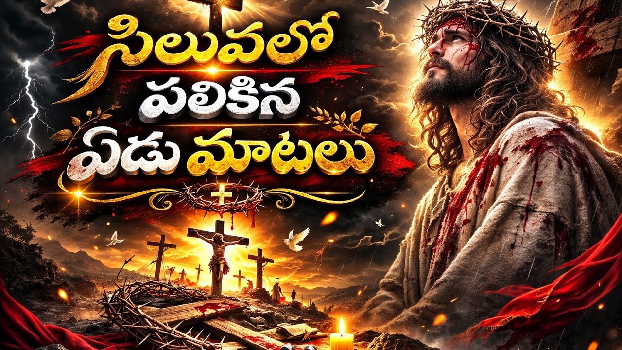 సిలువలో పలికిన ఏడు మాటలు || New Telugu Christian song 2026|| Seven words || 