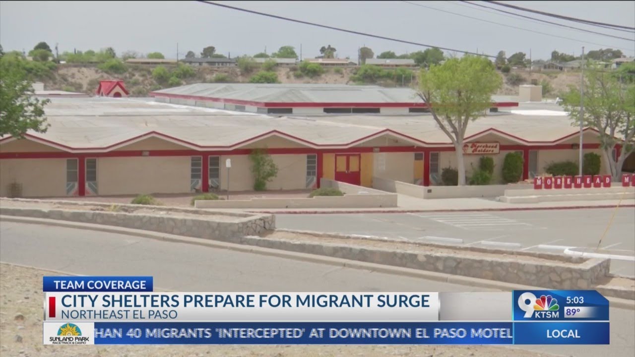 City shelters in El Paso preparing for migrant surge. - YouTube
