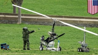 Gyrocopter stunt: Anti-Citizens United protester lands helicopter near Capitol, triggers lockdown