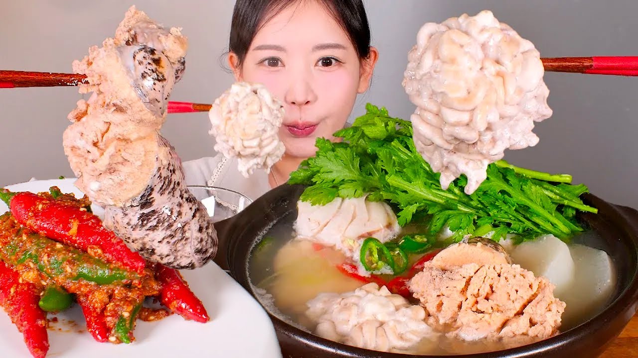 이게 정화수..🤍 대물 생대구, 알, 이리 듬뿍 넣은 대구탕 먹방 Cod Soup [eating show] mukbang korean food