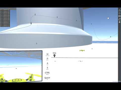 Visualization of drone operations in Unity