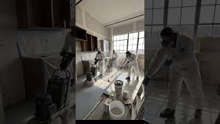 Insane Kitchen Transformation | Metallic Epoxy Floor Makeover