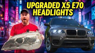 I Made My BMW X5 E70 Look 10 Years Newer with G05 Headlights!