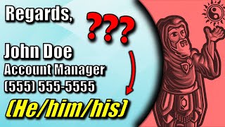 Should you put your pronouns in your email signature?