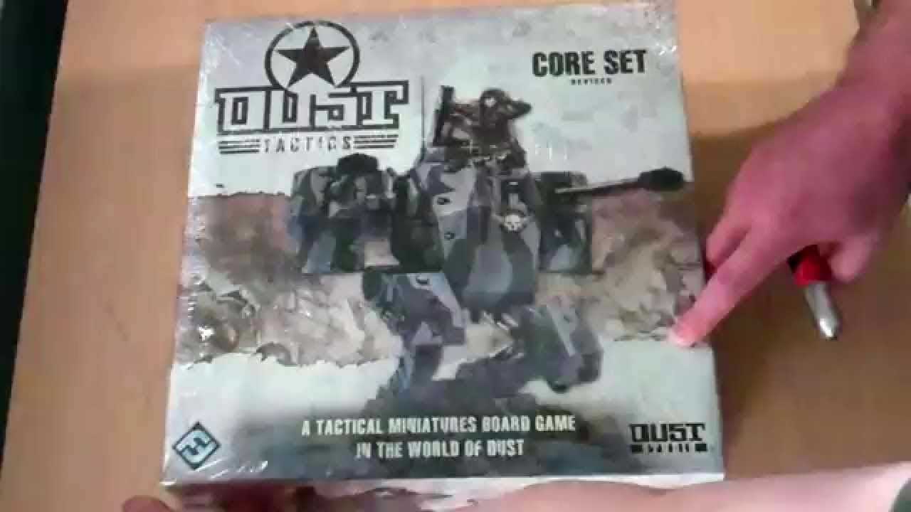 Dust Tactics Core Set - Unboxing | Fantasy Flight