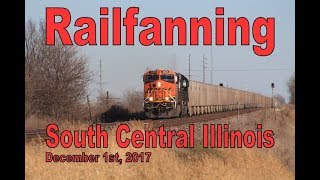 Railfanning South Central Illinois: December 2017