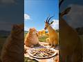 धोखेबाज़ बिल्ली और मासूम हिरण की चालाक कहानी 🦌🐱"#Story  #shorts #MoralStory #AnimalStory #HindiStory