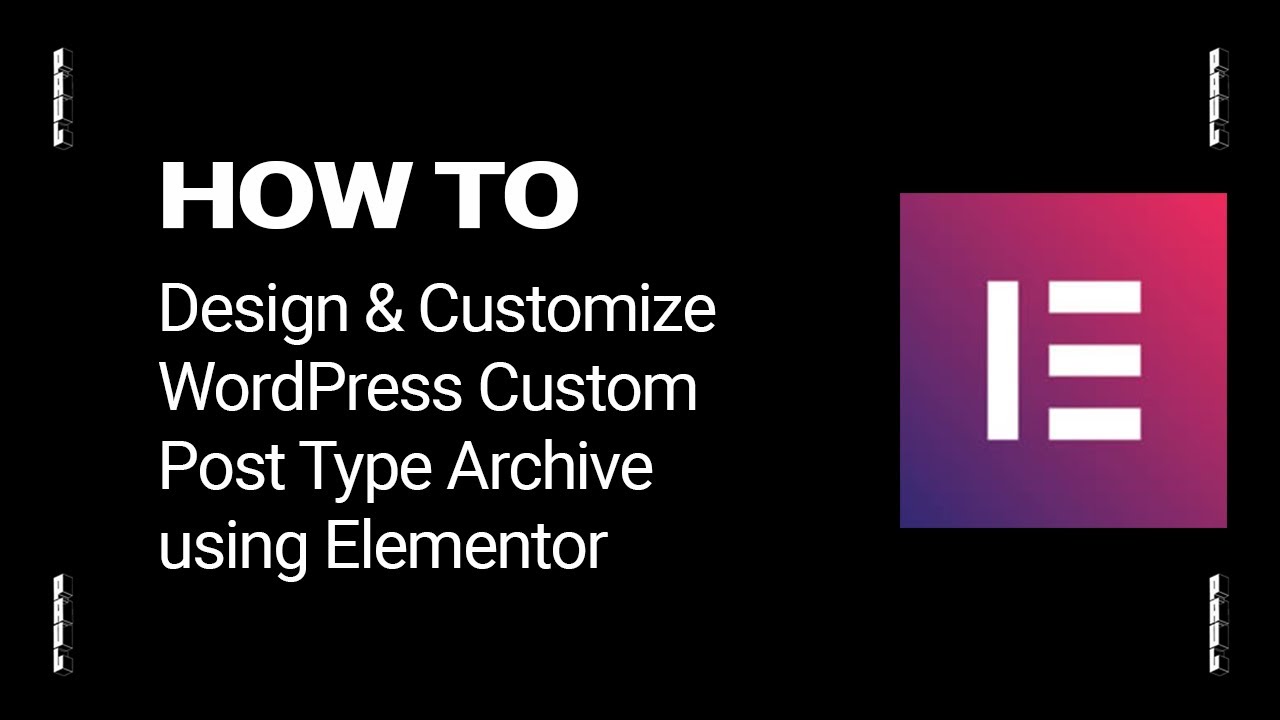 How To Design & Customize WordPress Custom Post Type Archive using ...