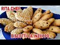 BISCOTTONI DA INZUPPO SENZA UOVA, NÈ LATTE, NÈ BURRO di RITA CHEF / BREAKFAST COOKIES / BISCUITS.