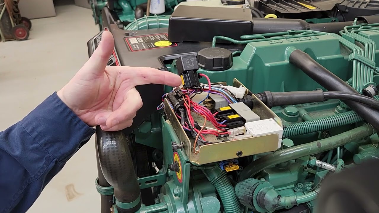 Volvo Penta KAMD 44 Stop Circuit