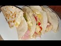 aprende a preparar estos tacos de pollo y piña  con tortilla de harina de esta forma!