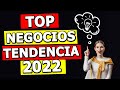 Top 13 NEGOCIOS RENTABLES para Emprender en el 2022
