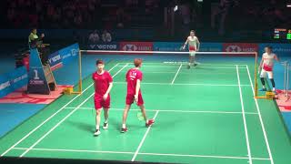 Nice Angle - Takeshi Kamura/Keigo Sonoda vs Li/Liu | Badminton 2019