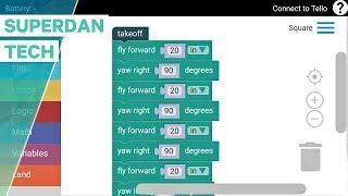 Ryze Tello drone | How to program your Tello with DroneBlocks App! screenshot 3