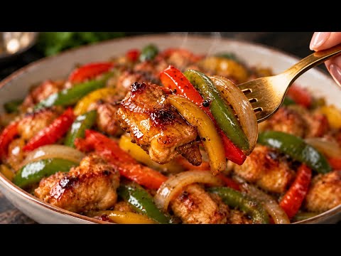 Have Chicken & Bell Peppers? You Need to Try This! | Easy Stir-Fry
